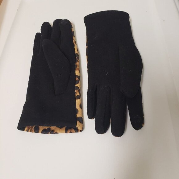 Gloves Leopard Print Smart Touch warm Gloves - Picture 2 of 8